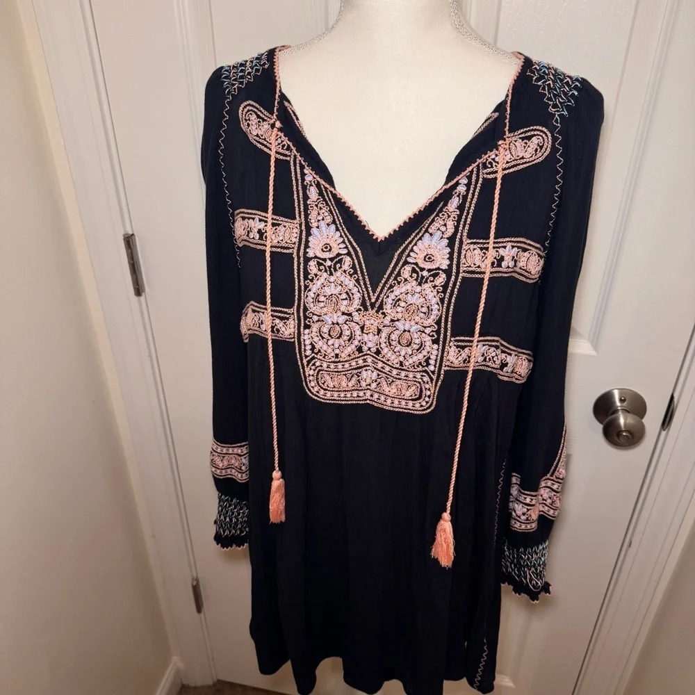 Free People Embroidered Dress